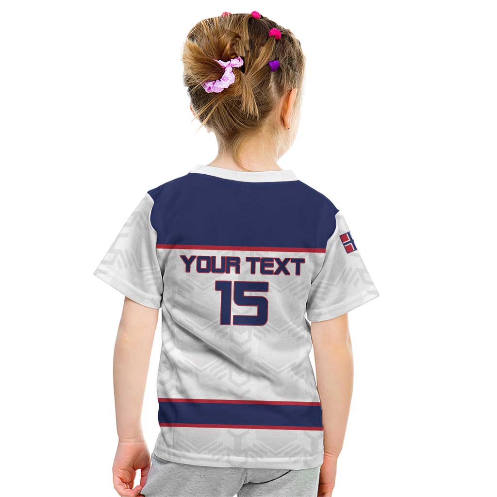 Custom Norway Ice Hockey 2026 Kid T Shirt Come On Polar Bears