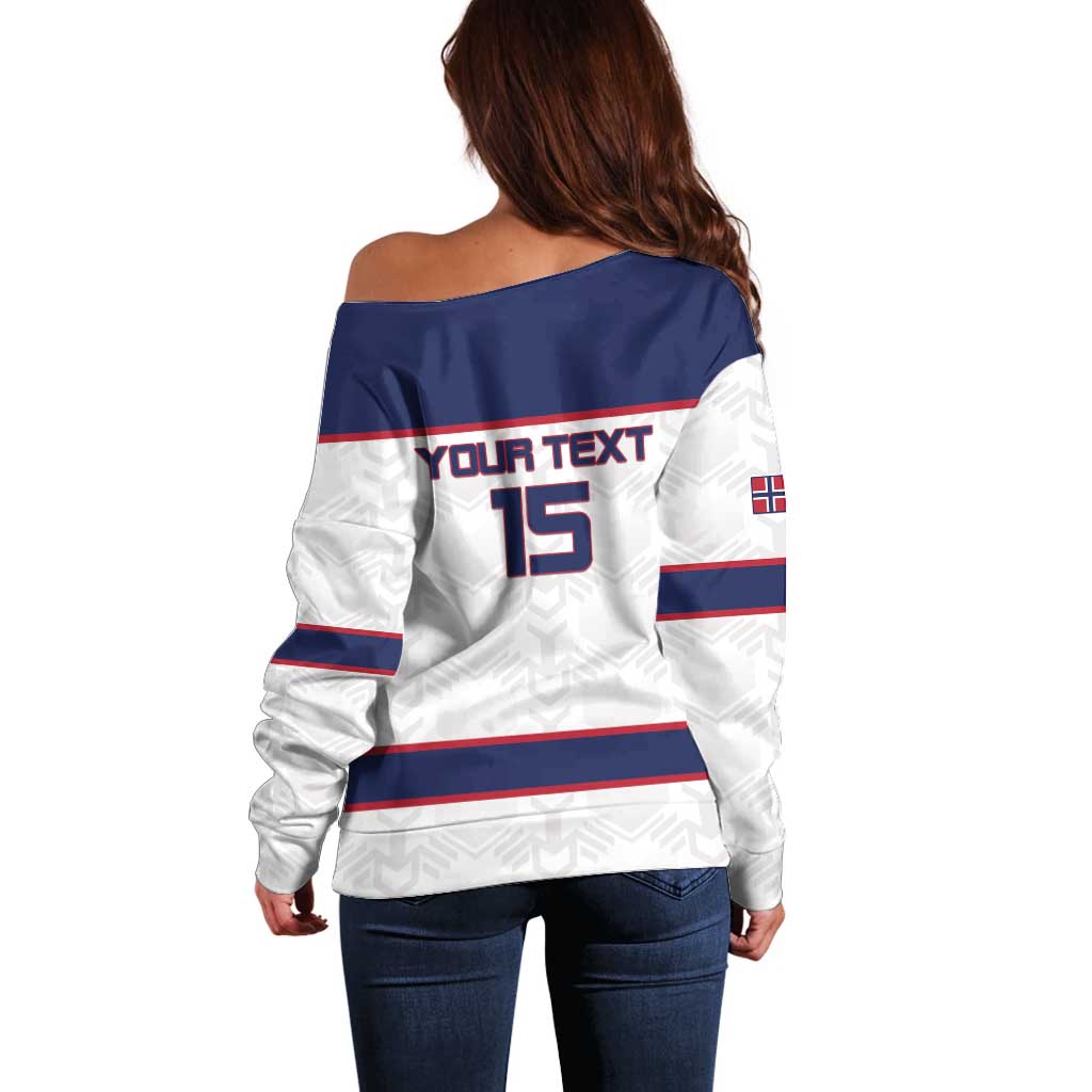 Custom Norway Ice Hockey 2026 Off Shoulder Sweater Come On Polar Bears
