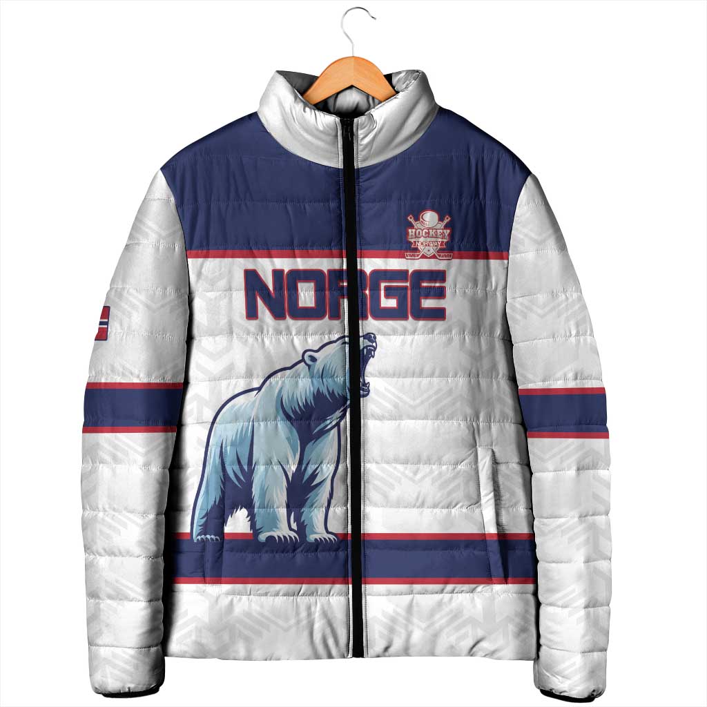 Custom Norway Ice Hockey 2026 Padded Jacket Come On Polar Bears