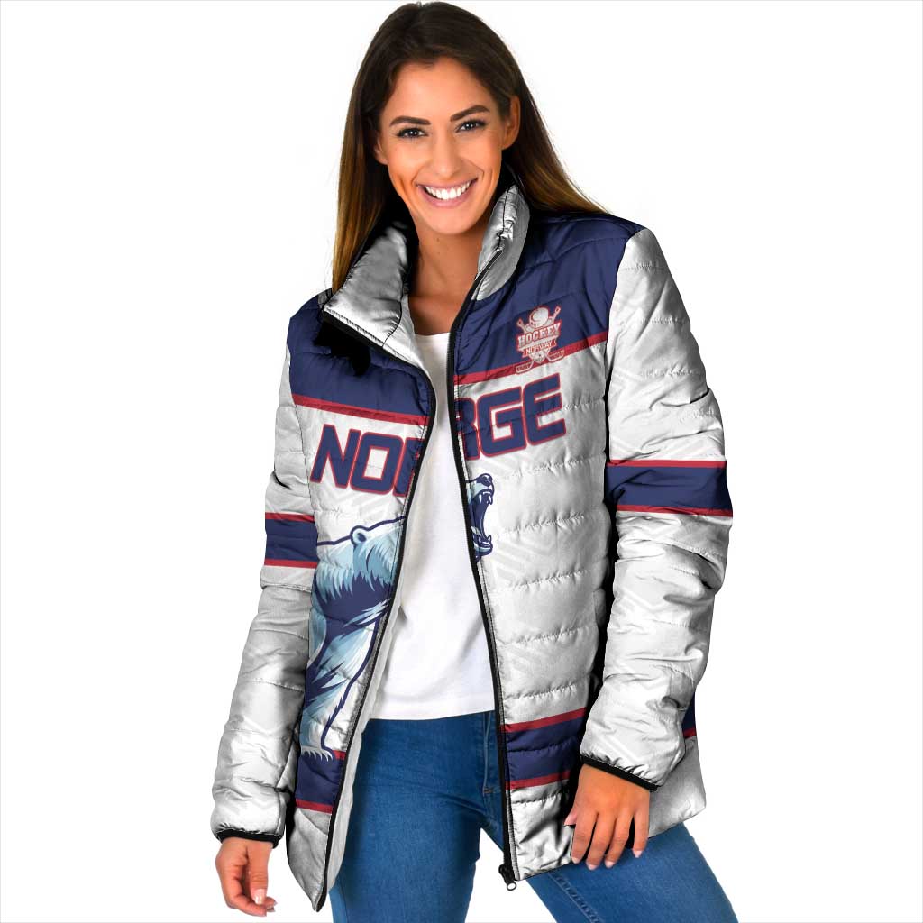 Custom Norway Ice Hockey 2026 Padded Jacket Come On Polar Bears