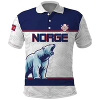 Custom Norway Ice Hockey 2026 Polo Shirt Come On Polar Bears