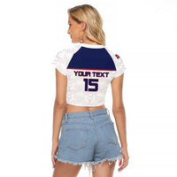 Custom Norway Ice Hockey 2026 Raglan Cropped T Shirt Come On Polar Bears