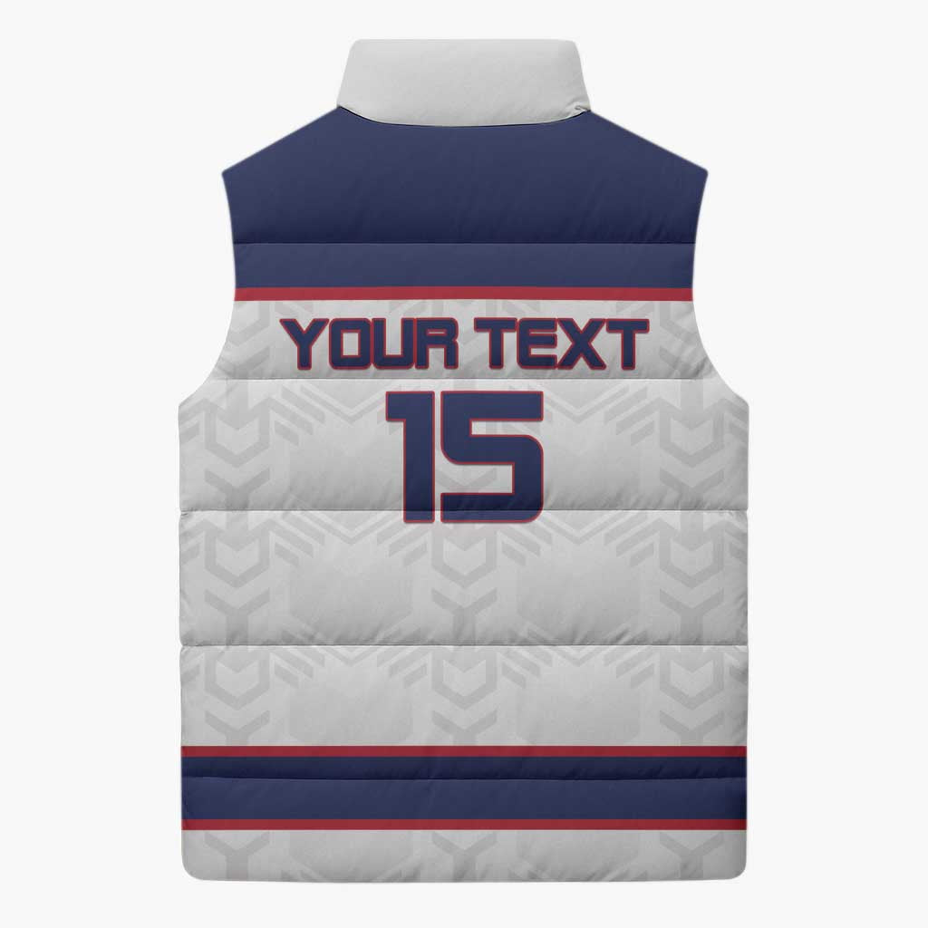 Custom Norway Ice Hockey 2026 Sleeveless Puffer Jacket Come On Polar Bears