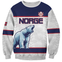 Custom Norway Ice Hockey 2026 Sweatshirt Come On Polar Bears