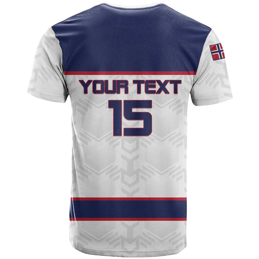 Custom Norway Ice Hockey 2026 T Shirt Come On Polar Bears