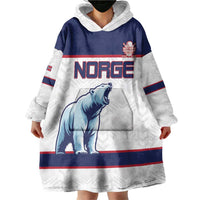 Custom Norway Ice Hockey 2026 Wearable Blanket Hoodie Come On Polar Bears