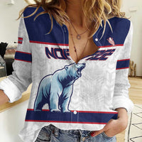 Custom Norway Ice Hockey 2026 Women Casual Shirt Come On Polar Bears