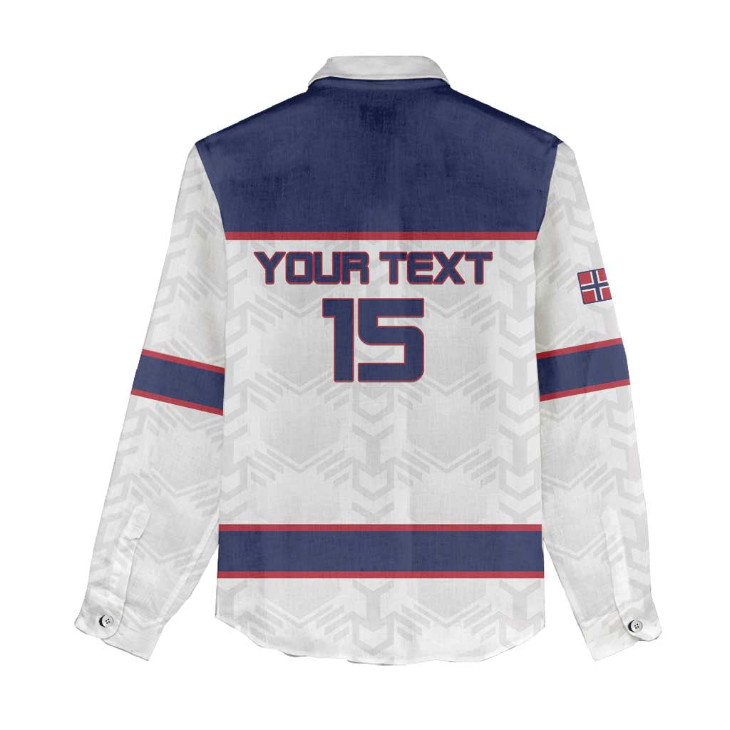 Custom Norway Ice Hockey 2026 Women Casual Shirt Come On Polar Bears