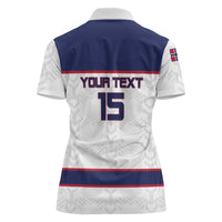 Custom Norway Ice Hockey 2026 Women Polo Shirt Come On Polar Bears