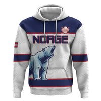 Custom Norway Ice Hockey 2026 Zip Hoodie Come On Polar Bears