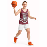 Custom Latvia Ice Hockey 2026 Basketball Jersey Never Backs Down