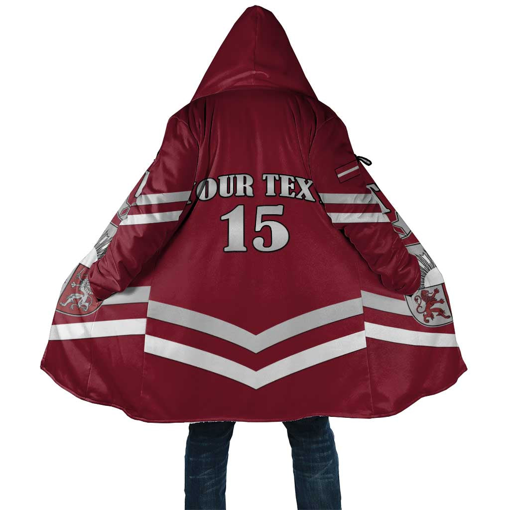 Custom Latvia Ice Hockey 2026 Cloak Never Backs Down