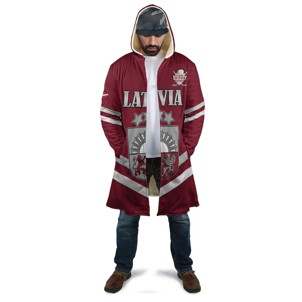 Custom Latvia Ice Hockey 2026 Cloak Never Backs Down