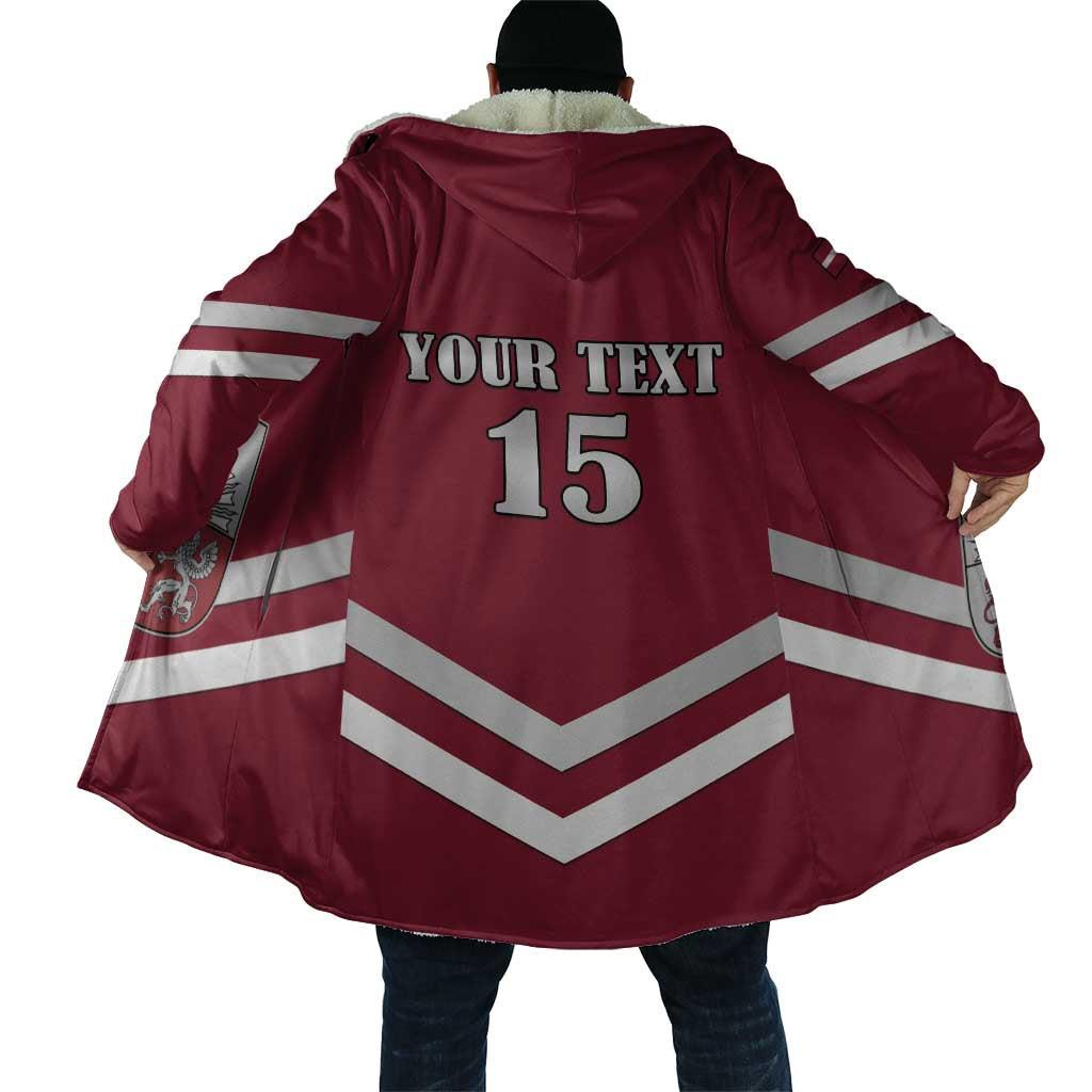 Custom Latvia Ice Hockey 2026 Cloak Never Backs Down