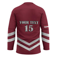 Custom Latvia Ice Hockey 2026 Hockey Jersey Never Backs Down