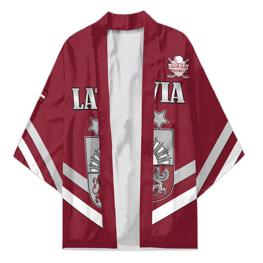 Custom Latvia Ice Hockey 2026 Kimono Never Backs Down