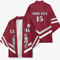 Custom Latvia Ice Hockey 2026 Kimono Never Backs Down