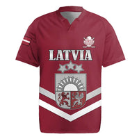 Custom Latvia Ice Hockey 2026 Rugby Jersey Never Backs Down