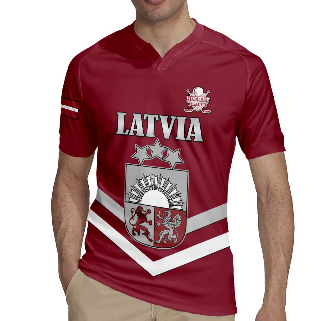 Custom Latvia Ice Hockey 2026 Rugby Jersey Never Backs Down
