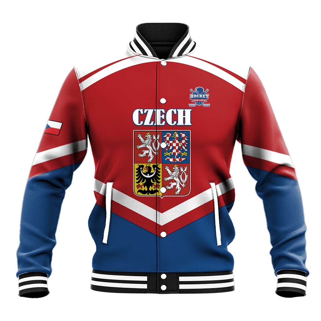 Custom Czech Ice Hockey 2026 Baseball Jacket Go Champions