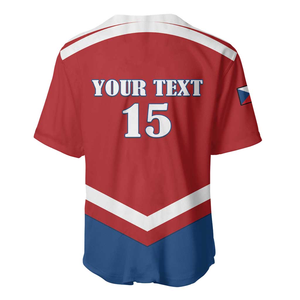Custom Czech Ice Hockey 2026 Baseball Jersey Go Champions