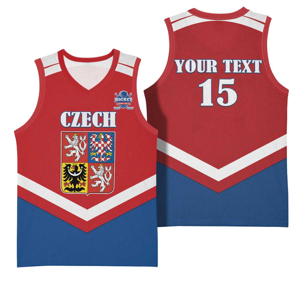 Custom Czech Ice Hockey 2026 Basketball Jersey Go Champions