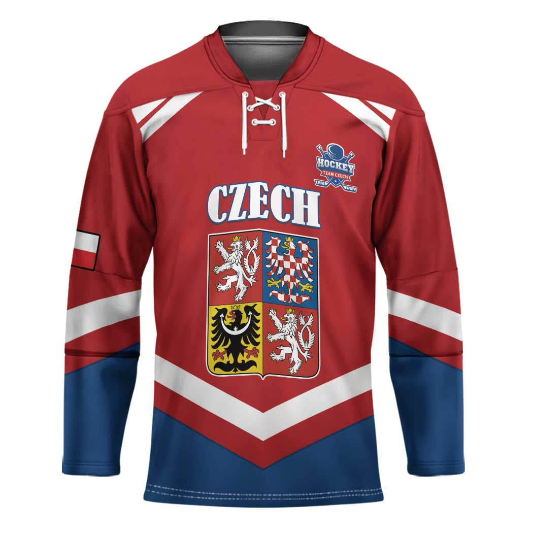 Custom Czech Ice Hockey 2026 Hockey Jersey Go Champions