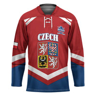 Custom Czech Ice Hockey 2026 Hockey Jersey Go Champions