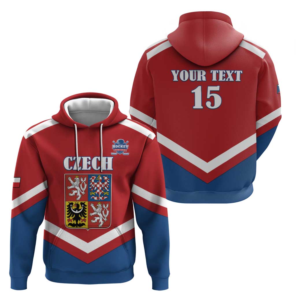 Custom Czech Ice Hockey 2026 Hoodie Go Champions