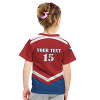 Custom Czech Ice Hockey 2026 Kid T Shirt Go Champions