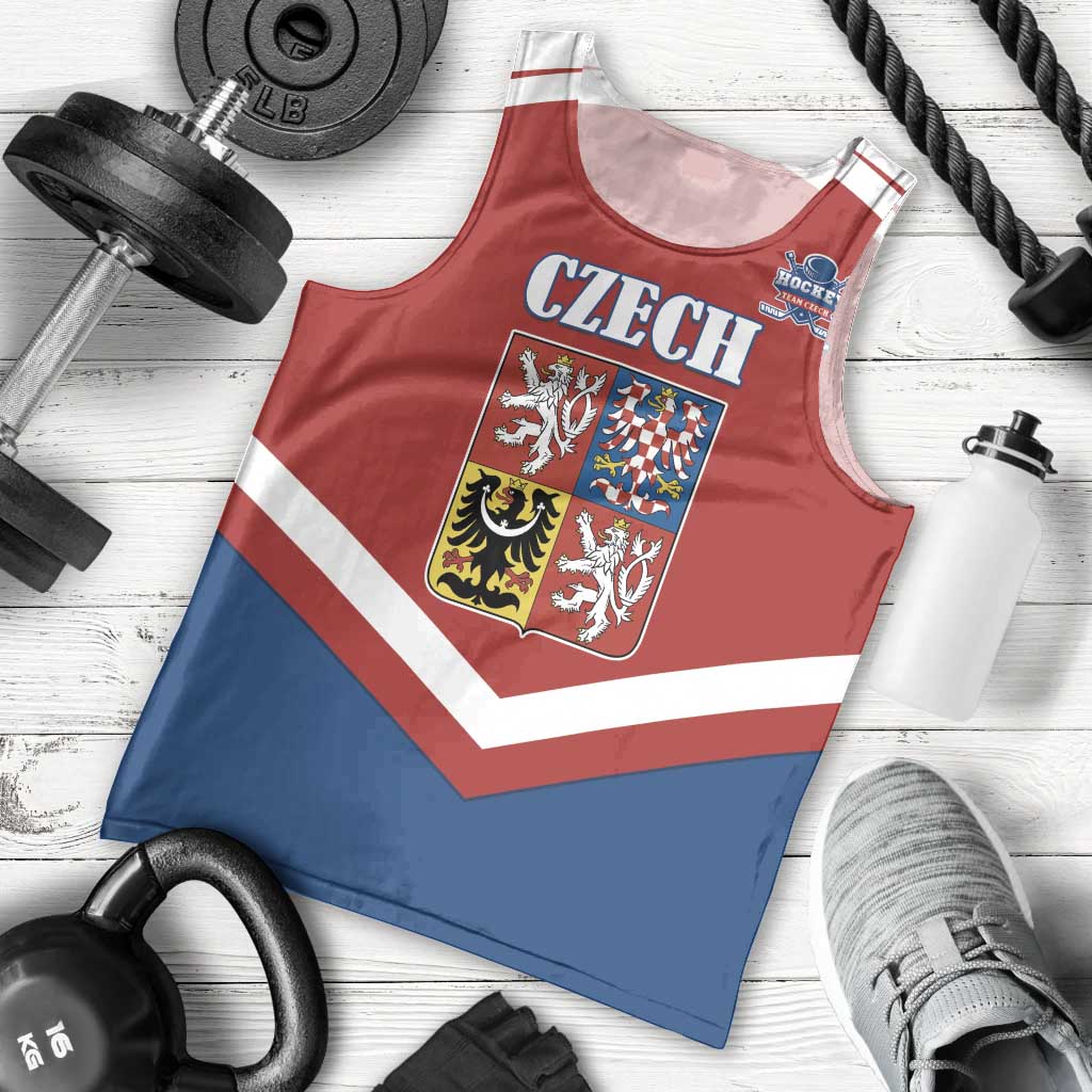 Custom Czech Ice Hockey 2026 Men Tank Top Go Champions