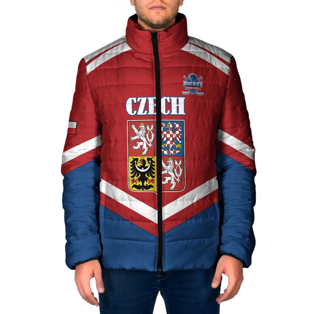 Custom Czech Ice Hockey 2026 Padded Jacket Go Champions