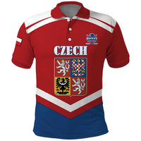 Custom Czech Ice Hockey 2026 Polo Shirt Go Champions