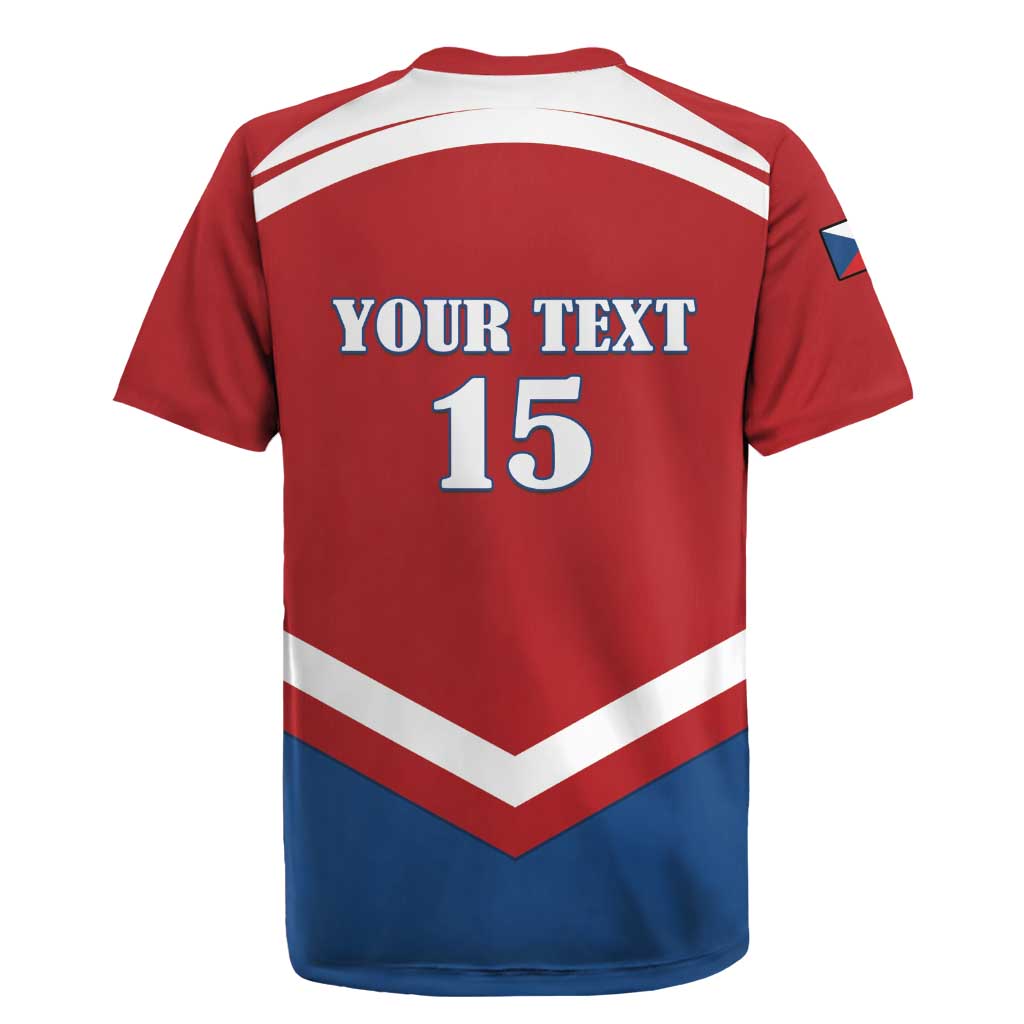 Custom Czech Ice Hockey 2026 Rugby Jersey Go Champions