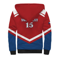 Custom Czech Ice Hockey 2026 Sherpa Hoodie Go Champions
