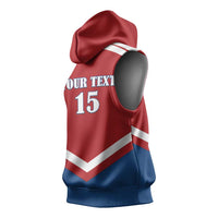 Custom Czech Ice Hockey 2026 Sleeveless Hoodie Go Champions