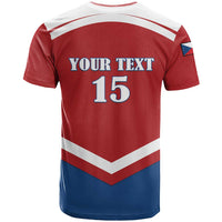 Custom Czech Ice Hockey 2026 T Shirt Go Champions