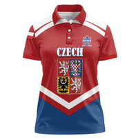Custom Czech Ice Hockey 2026 Women Polo Shirt Go Champions
