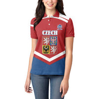Custom Czech Ice Hockey 2026 Women Polo Shirt Go Champions