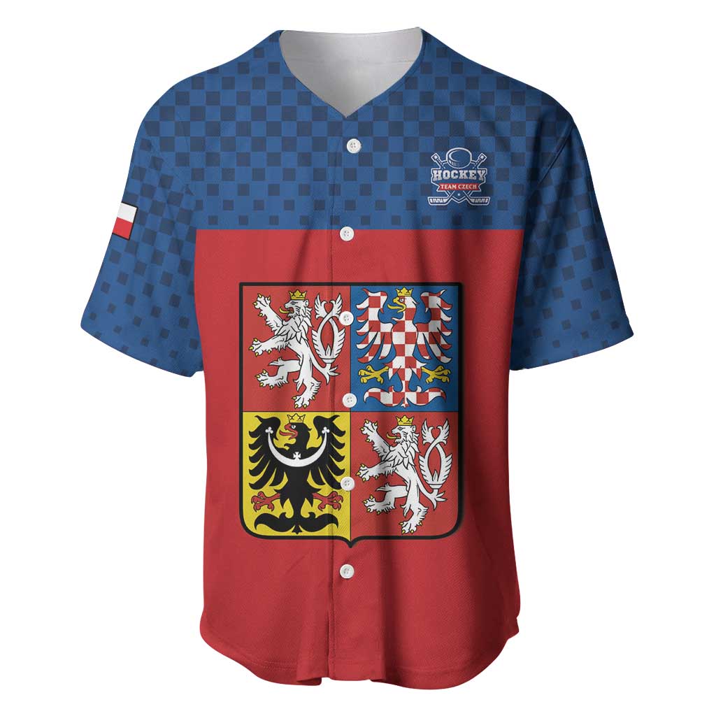 Custom Czech Ice Hockey 2026 Baseball Jersey Never Backs Down