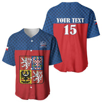 Custom Czech Ice Hockey 2026 Baseball Jersey Never Backs Down