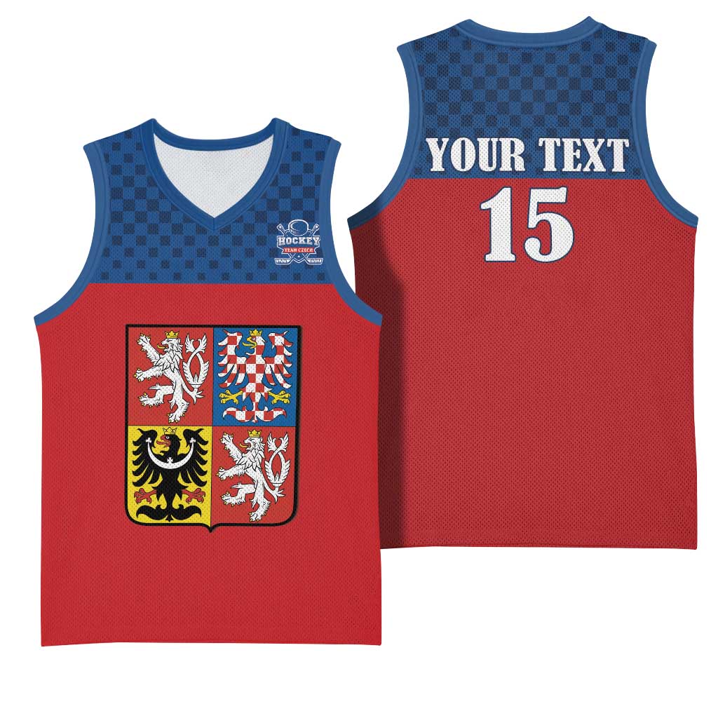 Custom Czech Ice Hockey 2026 Basketball Jersey Never Backs Down