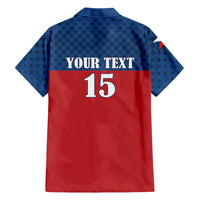 Custom Czech Ice Hockey 2026 Hawaiian Shirt Never Backs Down