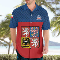 Custom Czech Ice Hockey 2026 Hawaiian Shirt Never Backs Down