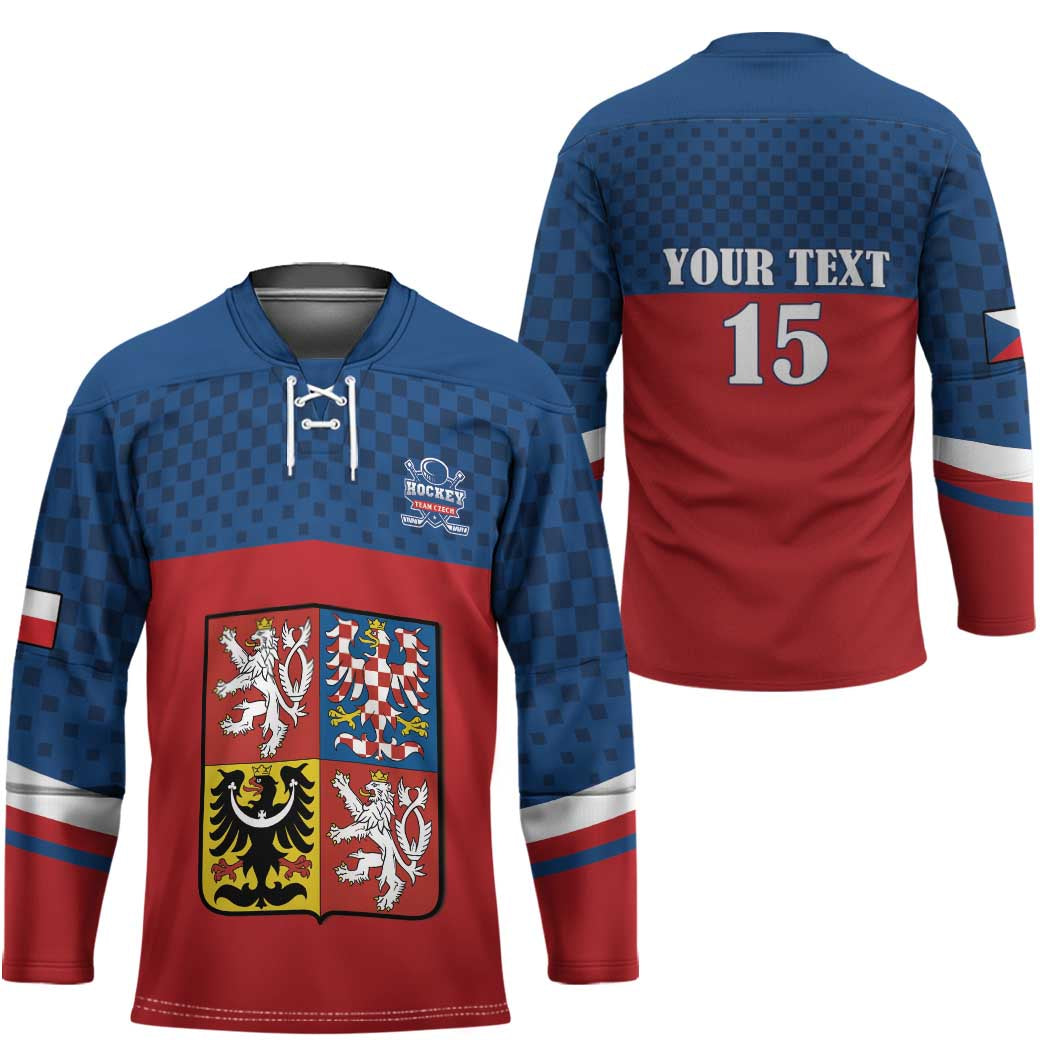 Custom Czech Ice Hockey 2026 Hockey Jersey Never Backs Down