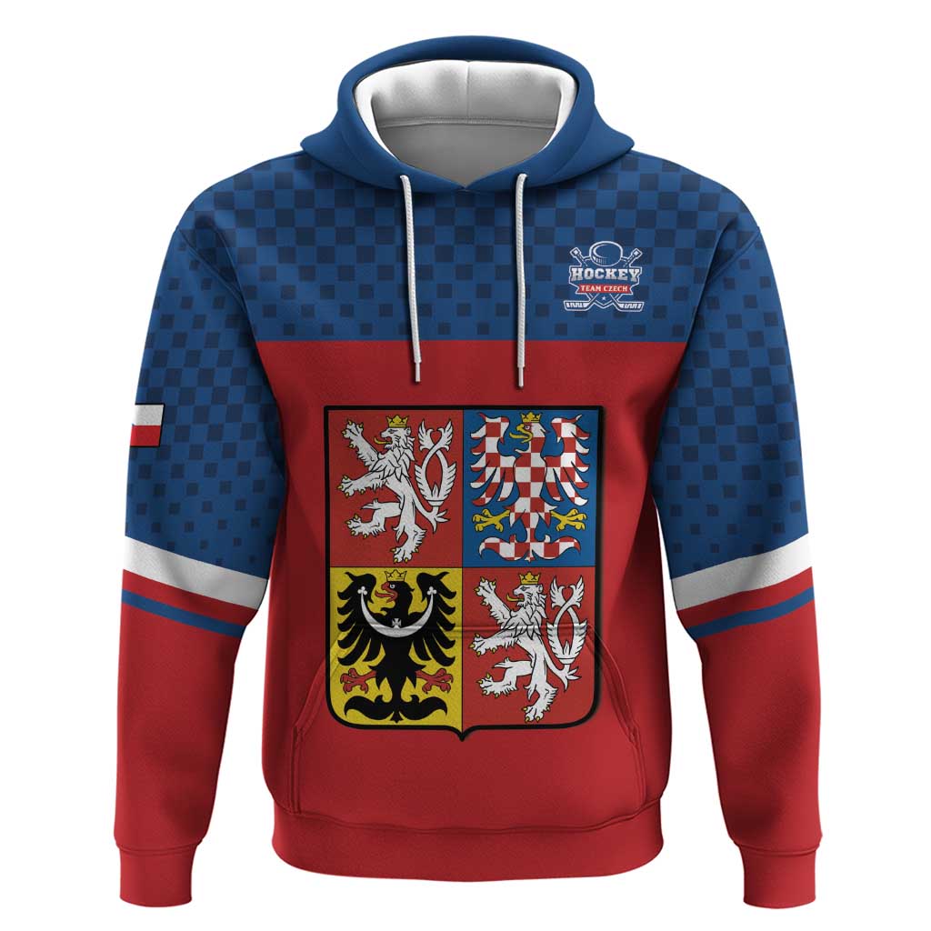 Custom Czech Ice Hockey 2026 Hoodie Never Backs Down