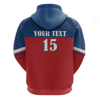 Custom Czech Ice Hockey 2026 Hoodie Never Backs Down