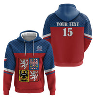 Custom Czech Ice Hockey 2026 Hoodie Never Backs Down