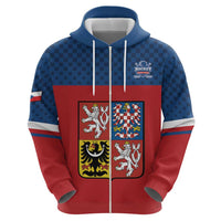 Custom Czech Ice Hockey 2026 Hoodie Never Backs Down