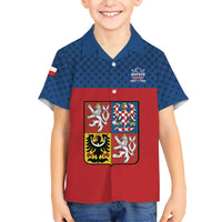 Custom Czech Ice Hockey 2026 Kid Hawaiian Shirt Never Backs Down
